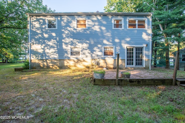 2152 Dover Pines Ave, Toms River, NJ 08755 - rear view of house featuring a yard