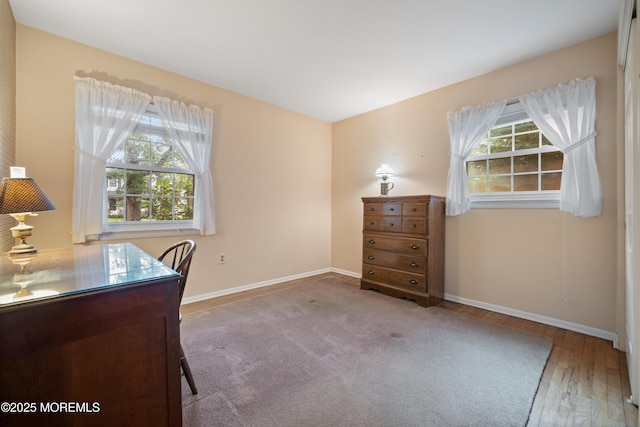 446 Steuben Ave, Forked River, NJ 08731 - office area with plenty of natural light and wood finished floors