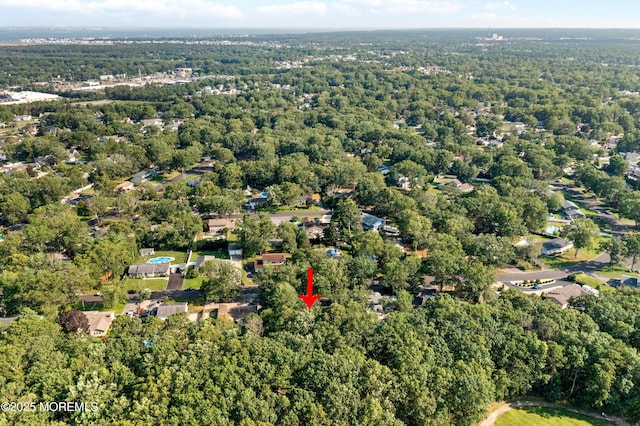 446 Steuben Ave, Forked River, NJ 08731 - aerial view of property and surrounding area featuring a forest