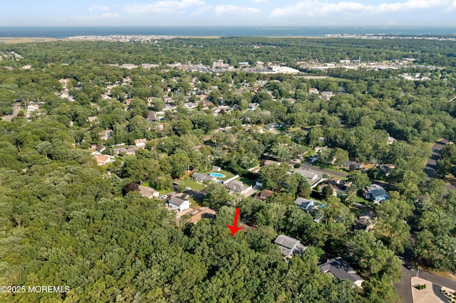 446 Steuben Ave, Forked River, NJ 08731 - aerial view of property and surrounding area featuring a forest