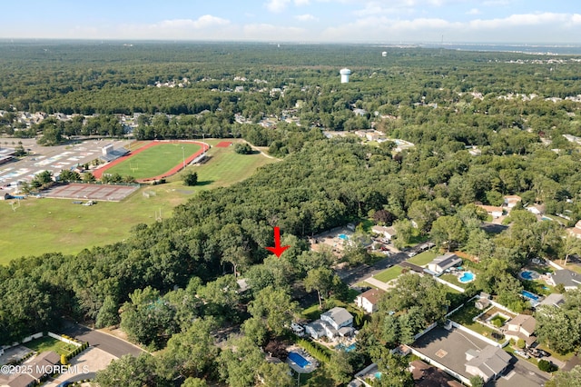 446 Steuben Ave, Forked River, NJ 08731 - view of property location with a forest