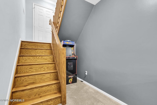 203 Muskflower Ct, Toms River, NJ 08753 - stairs with carpet and baseboards