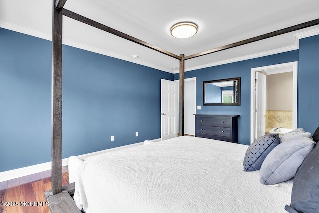 203 Muskflower Ct, Toms River, NJ 08753 - bedroom with wood finished floors and crown molding
