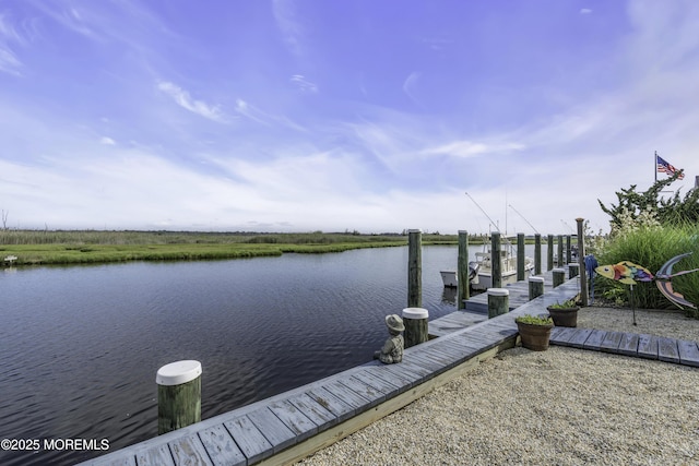 1030 Montauk Dr, Forked River, NJ 08731 - dock featuring a water view