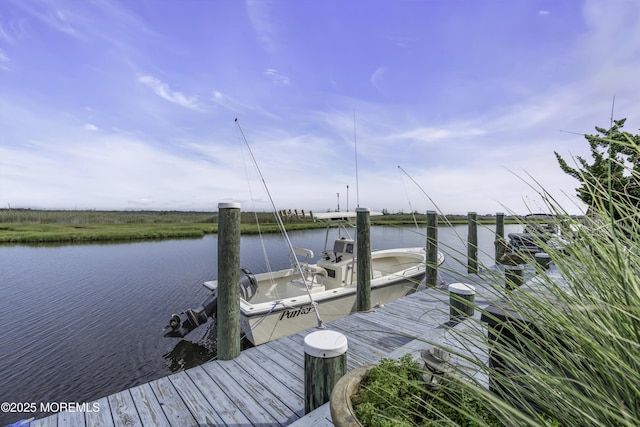 1030 Montauk Dr, Forked River, NJ 08731 - dock area with a water view