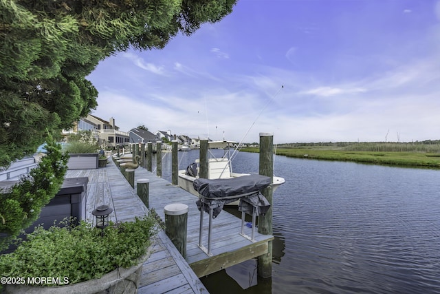 1030 Montauk Dr, Forked River, NJ 08731 - dock with a water view