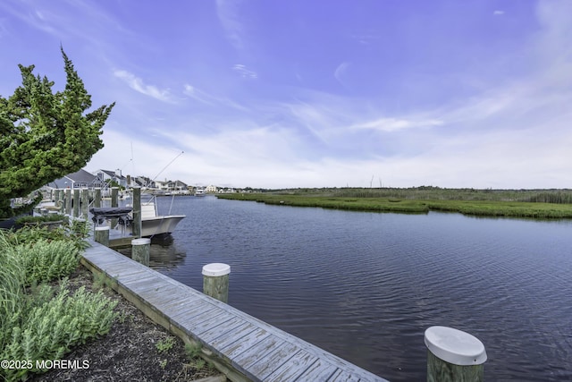 1030 Montauk Dr, Forked River, NJ 08731 - dock featuring a water view
