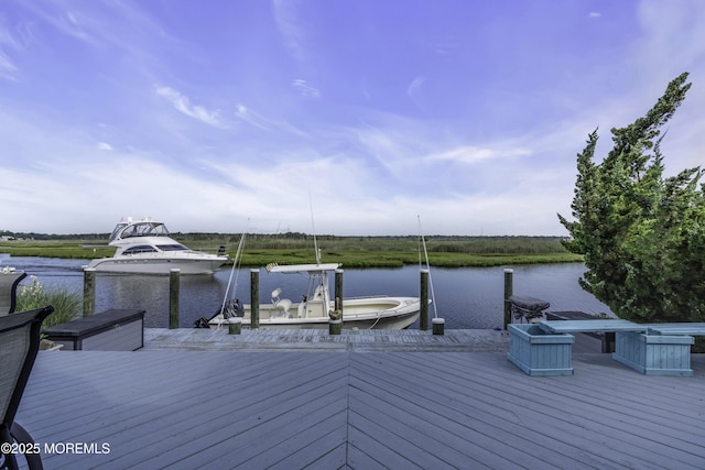 1030 Montauk Dr, Forked River, NJ 08731 - dock area with a water view