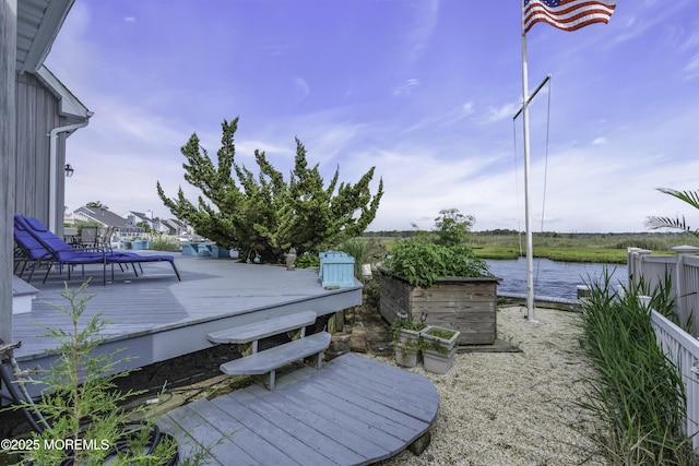 1030 Montauk Dr, Forked River, NJ 08731 - deck with a water view