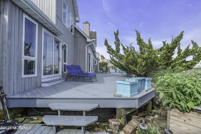 1030 Montauk Dr, Forked River, NJ 08731 - view of wooden deck