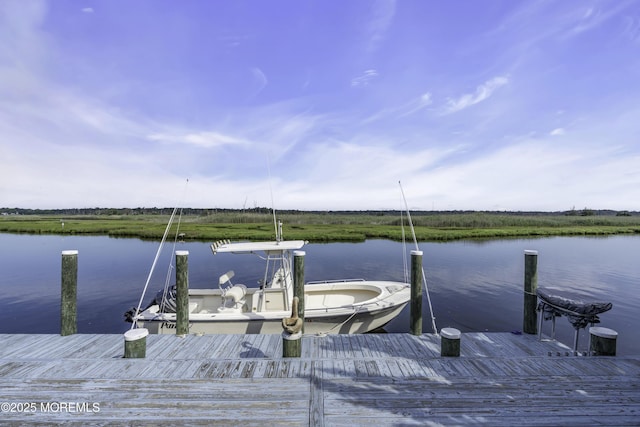 1030 Montauk Dr, Forked River, NJ 08731 - dock area featuring a water view