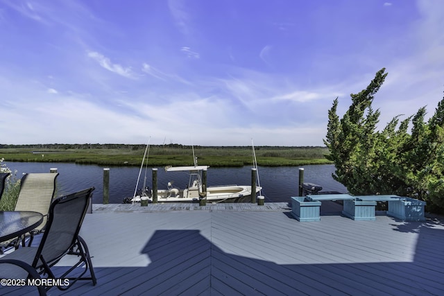 1030 Montauk Dr, Forked River, NJ 08731 - dock with a water view