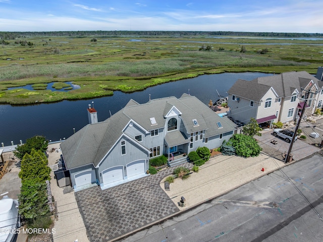 1030 Montauk Dr, Forked River, NJ 08731 - aerial view of property and surrounding area with a nearby body of water
