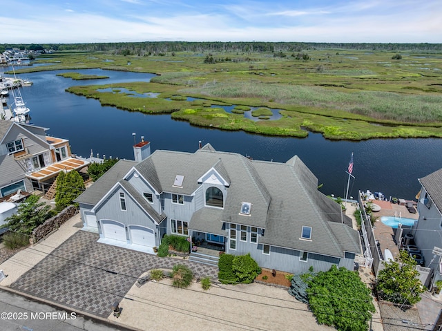 1030 Montauk Dr, Forked River, NJ 08731 - aerial view of property and surrounding area featuring a nearby body of water