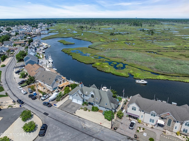1030 Montauk Dr, Forked River, NJ 08731 - aerial view of residential area with a large body of water