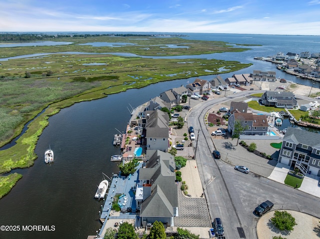 1030 Montauk Dr, Forked River, NJ 08731 - aerial perspective of suburban area with a nearby body of water