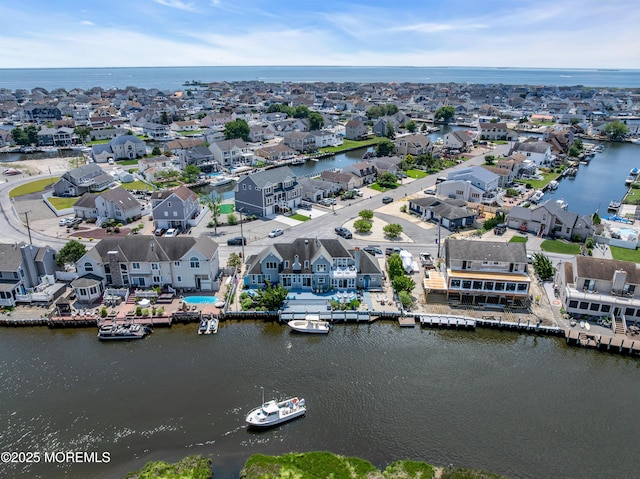 1030 Montauk Dr, Forked River, NJ 08731 - aerial perspective of suburban area featuring a nearby body of water