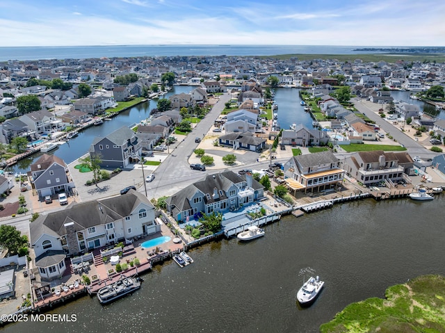 1030 Montauk Dr, Forked River, NJ 08731 - aerial view of residential area featuring a large body of water