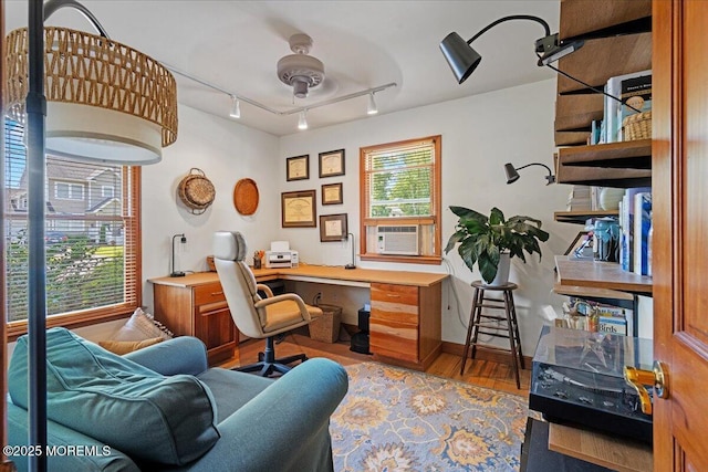3100 Harrison St, Wall, NJ 07719 - office space featuring cooling unit, wood finished floors, and track lighting