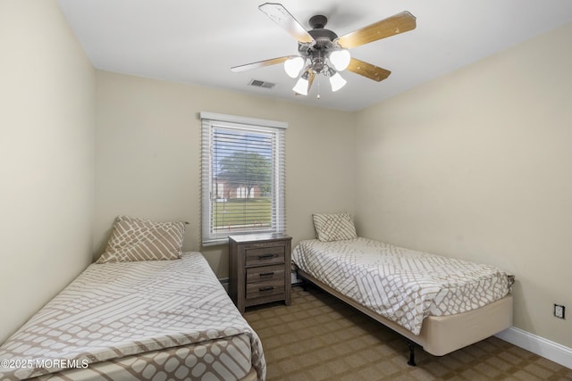136 Sunset Rd, Lakewood, NJ 08701 - bedroom with carpet and ceiling fan