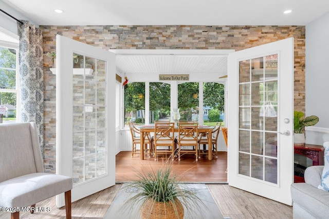 1 Cedar Ave, Rumson, NJ 07760 - sunroom / solarium with french doors