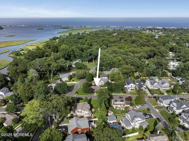 1 Cedar Ave, Rumson, NJ 07760 - aerial view of residential area featuring a large body of water