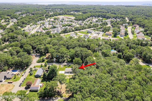482 Radovan Ave, Bayville, NJ 08721 - drone / aerial view of a heavily wooded area