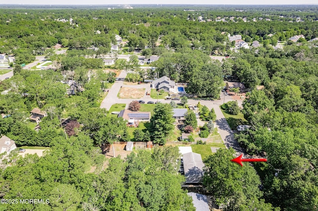482 Radovan Ave, Bayville, NJ 08721 - aerial overview of property's location featuring a forest