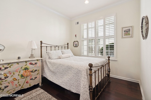 16 Gladstone St, Forked River, NJ 08731 - bedroom featuring dark wood-style floors, crown molding, and recessed lighting