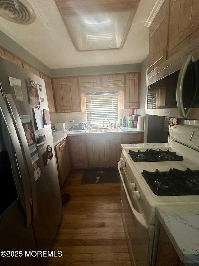 1006 Nocturn Way, Toms River, NJ 08755 - kitchen featuring appliances with stainless steel finishes and dark wood-type flooring