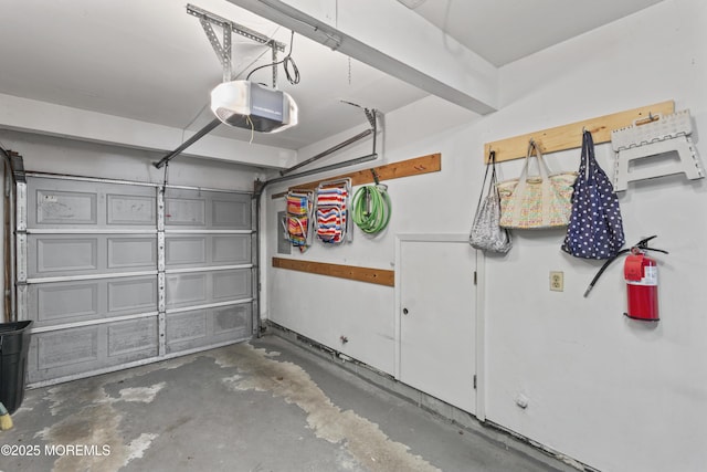 911 Beach Ave, Bradley Beach, NJ 07720 - garage with a garage door opener