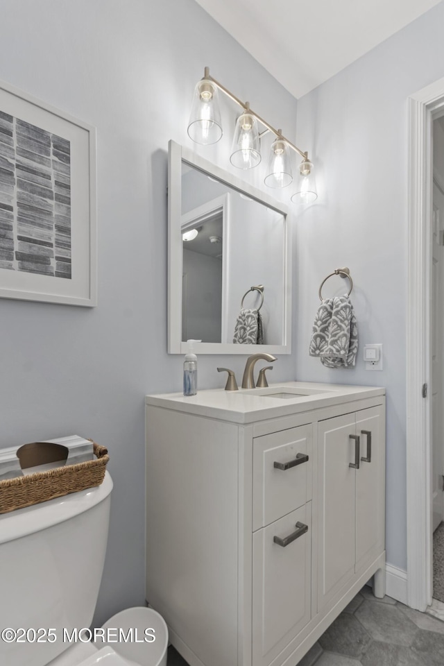 911 Beach Ave, Bradley Beach, NJ 07720 - bathroom with toilet and vanity