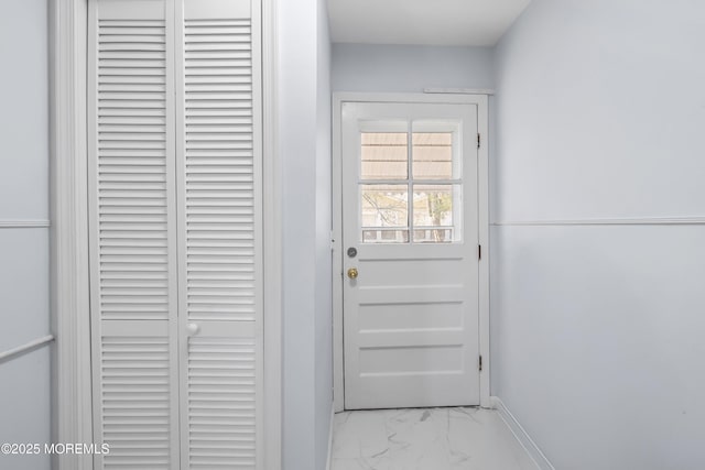 51 Berkshire Ct, Toms River, NJ 08753 - entryway with light marble finish flooring and baseboards