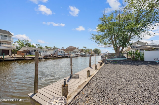8 Navarra Dr, Brick, NJ 08723 - dock featuring a water view and a residential view