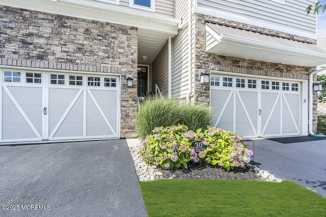 30 Malcolm Way, Lincroft, NJ 07738 - garage featuring asphalt driveway
