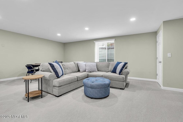 30 Malcolm Way, Lincroft, NJ 07738 - living area featuring carpet and recessed lighting