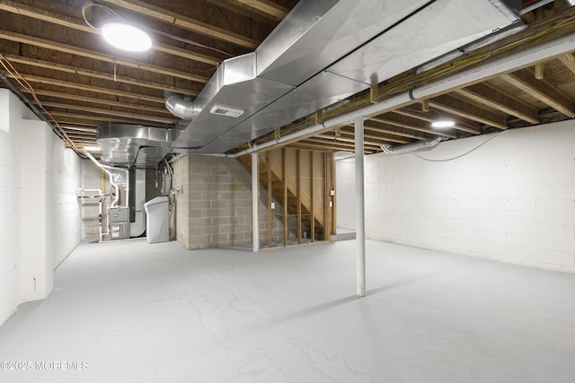 10 Postol Rd, Cream Ridge, NJ 08514 - unfinished below grade area featuring stairs