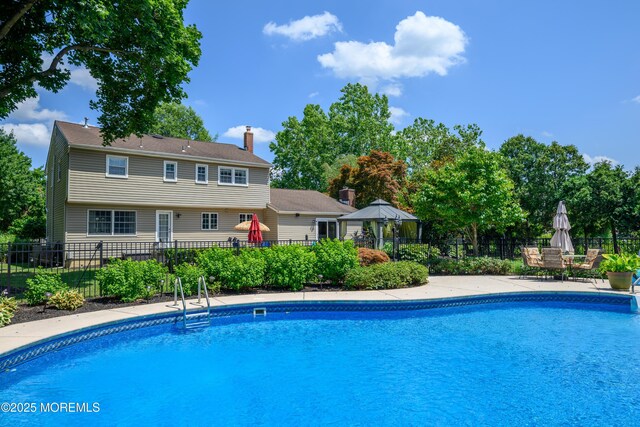 9 Partridge Ave, Freehold, NJ 07728 - view of pool featuring a gazebo and a patio
