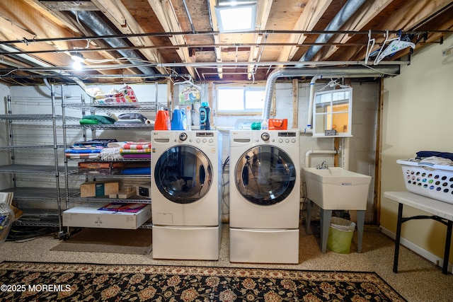 9 Partridge Ave, Freehold, NJ 07728 - laundry area featuring washer and dryer