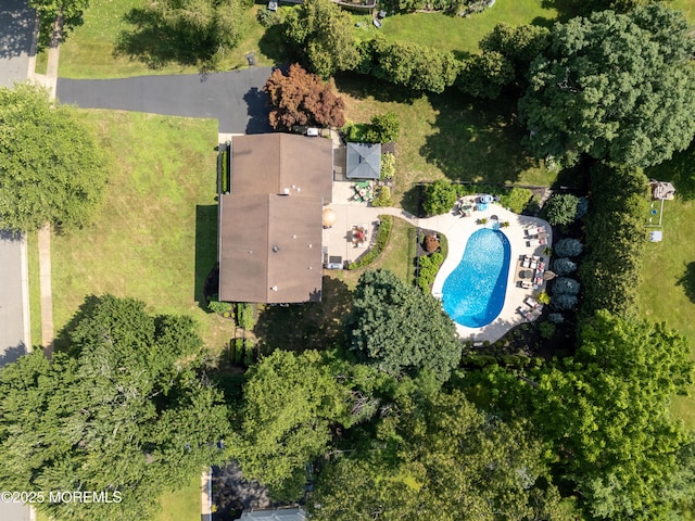 9 Partridge Ave, Freehold, NJ 07728 - aerial view of property's location featuring a pool area