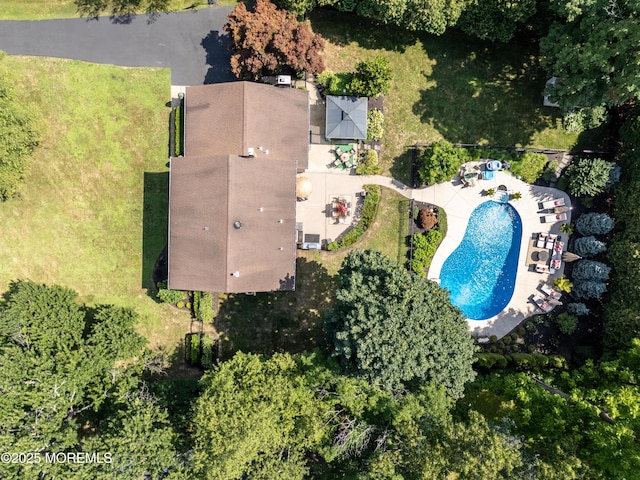 9 Partridge Ave, Freehold, NJ 07728 - aerial view of a pool