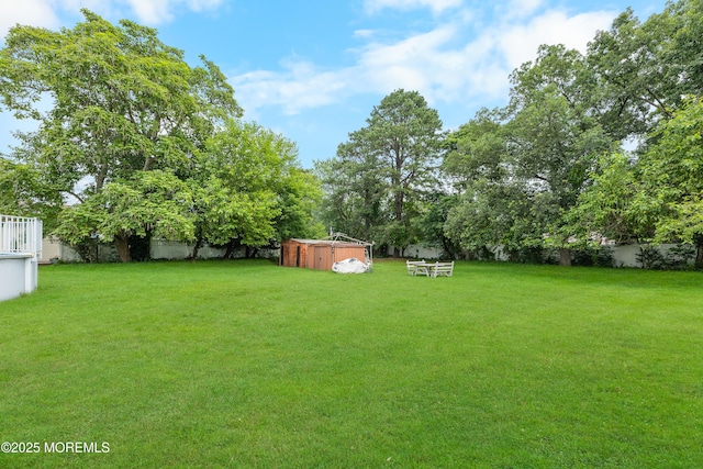 12 Liberty St, Old Bridge, NJ 08857 - view of yard with a shed