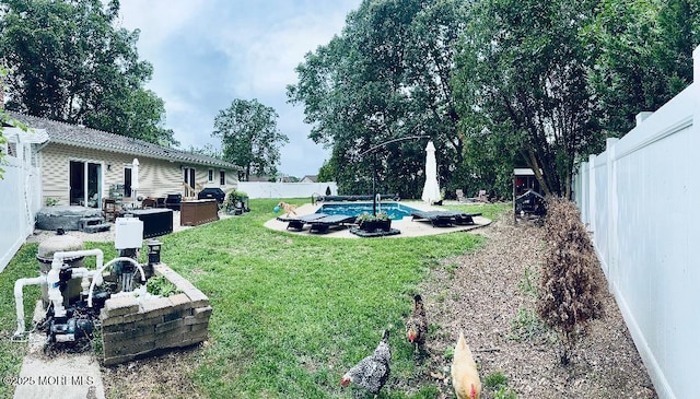 412 Steuben Ave, Forked River, NJ 08731 - fenced backyard featuring a patio