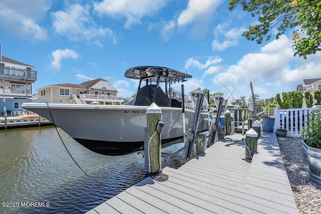 17 W Coral Dr, Brick, NJ 08723 - dock area with boat lift and a water view