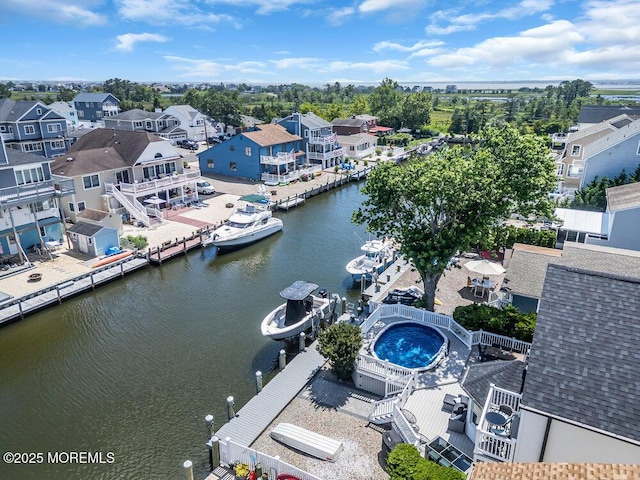 17 W Coral Dr, Brick, NJ 08723 - aerial perspective of suburban area featuring a nearby body of water