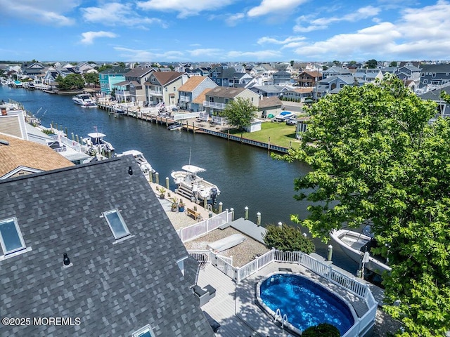 17 W Coral Dr, Brick, NJ 08723 - aerial view of residential area featuring a nearby body of water