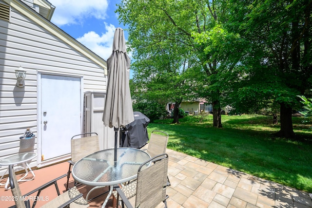 45 Liverpool Ct Unit 10, Freehold, NJ 07728 - view of patio with outdoor dining space and area for grilling