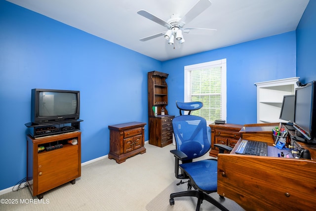45 Liverpool Ct Unit 10, Freehold, NJ 07728 - office with carpet and ceiling fan