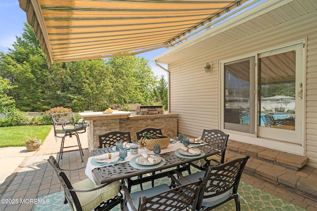 6 Frances Ct, Red Bank, NJ 07701 - view of patio with outdoor dining space and a grill