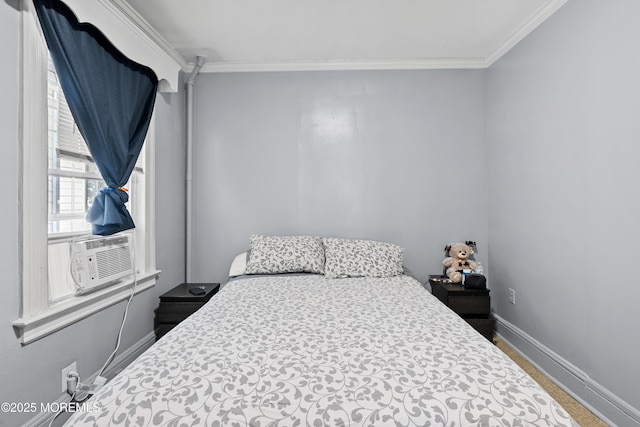 612 Grier Ave, Elizabeth, NJ 07202 - bedroom featuring ornamental molding and baseboards
